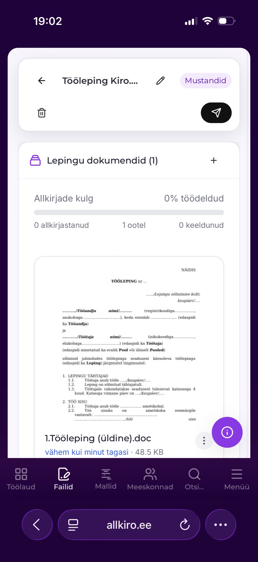 Allkirjastamise põhifunktsioonid
