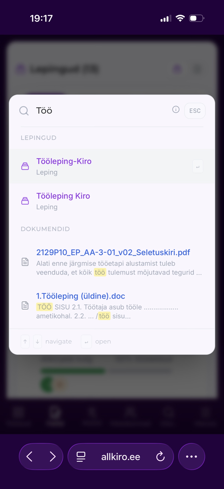 Otsing ja leitavus (alates Standard paketist)