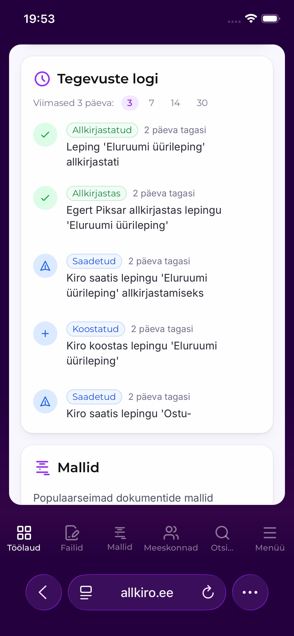 Turvalisus ja vastavus nõuetele