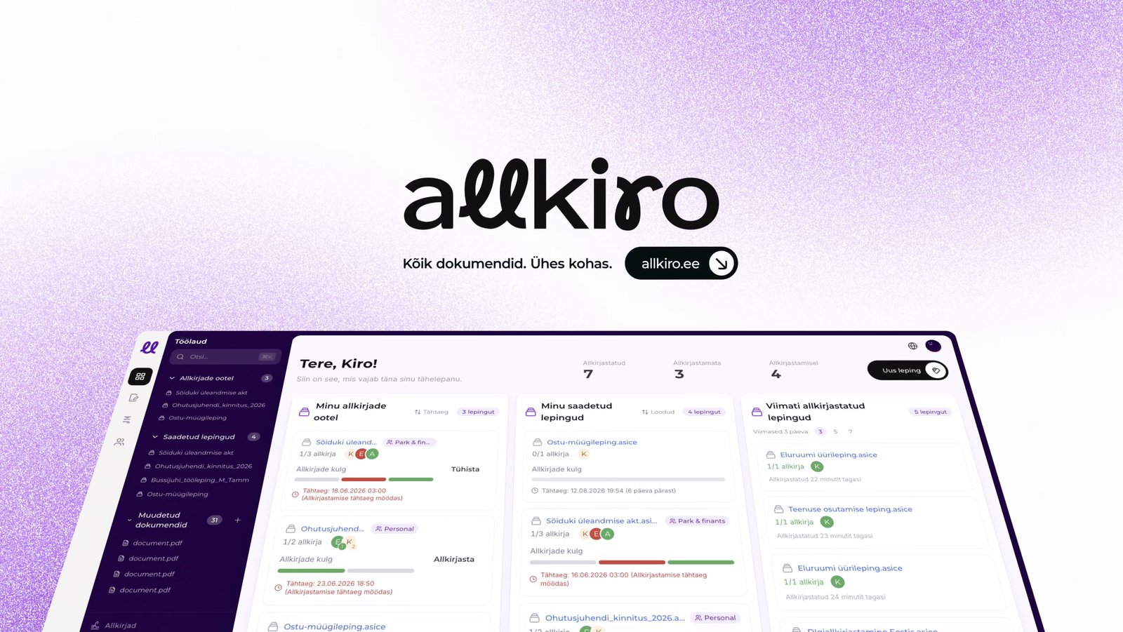 Esimesest digiallkirjast tänapäevase dokumendihalduseni